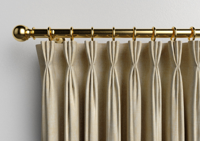 Laura Ashley Whinfell, Gold - Made to Measure Curtains - Image 11